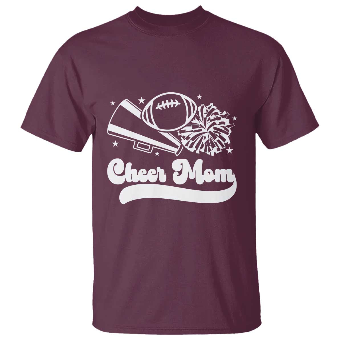 Cheer Mom Football Game Day T Shirt Cheerleader Team Spirit Gift - Wonder Print Shop