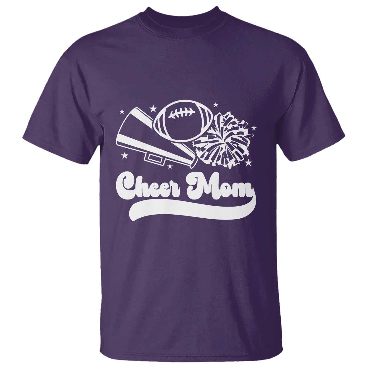 Cheer Mom Football Game Day T Shirt Cheerleader Team Spirit Gift - Wonder Print Shop