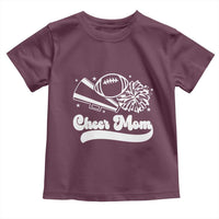 Cheer Mom Football Game Day Toddler T Shirt Cheerleader Team Spirit Gift - Wonder Print Shop