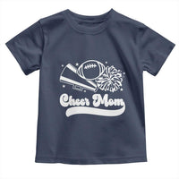 Cheer Mom Football Game Day Toddler T Shirt Cheerleader Team Spirit Gift - Wonder Print Shop