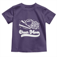 Cheer Mom Football Game Day Toddler T Shirt Cheerleader Team Spirit Gift - Wonder Print Shop