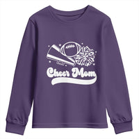 Cheer Mom Football Game Day Youth Sweatshirt Cheerleader Team Spirit Gift - Wonder Print Shop