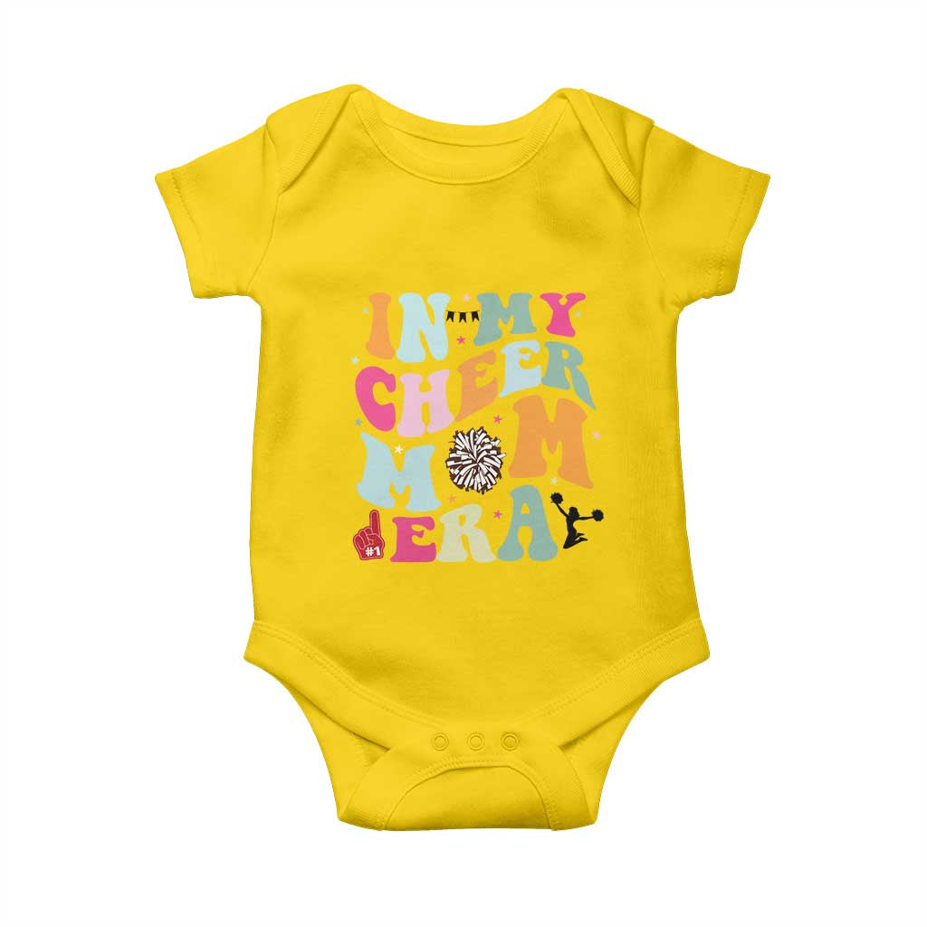 In My Cheer Mom Era Baby Onesie Cheerleading Gift - Wonder Print Shop