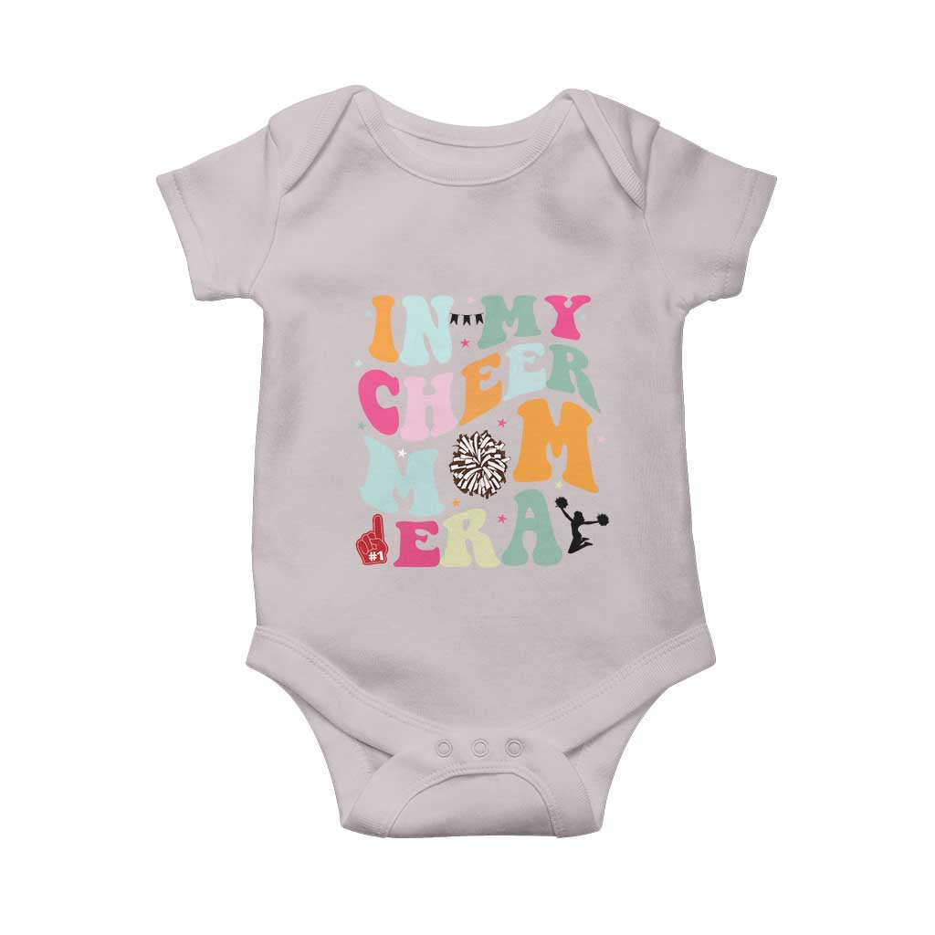 In My Cheer Mom Era Baby Onesie Cheerleading Gift - Wonder Print Shop