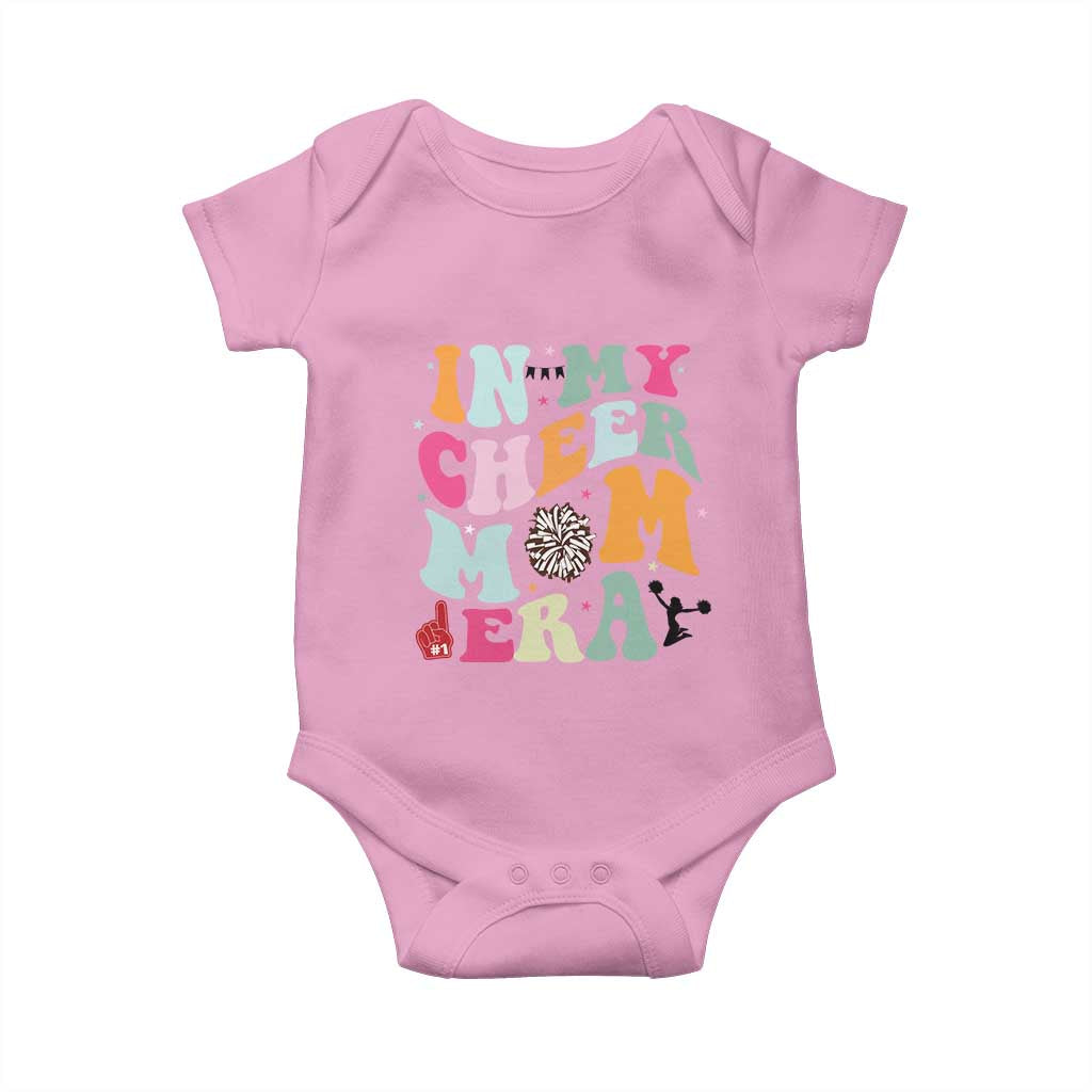 In My Cheer Mom Era Baby Onesie Cheerleading Gift - Wonder Print Shop