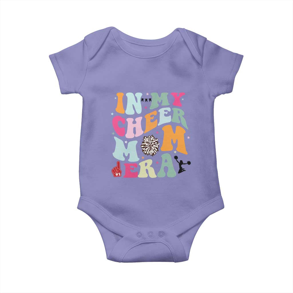 In My Cheer Mom Era Baby Onesie Cheerleading Gift - Wonder Print Shop