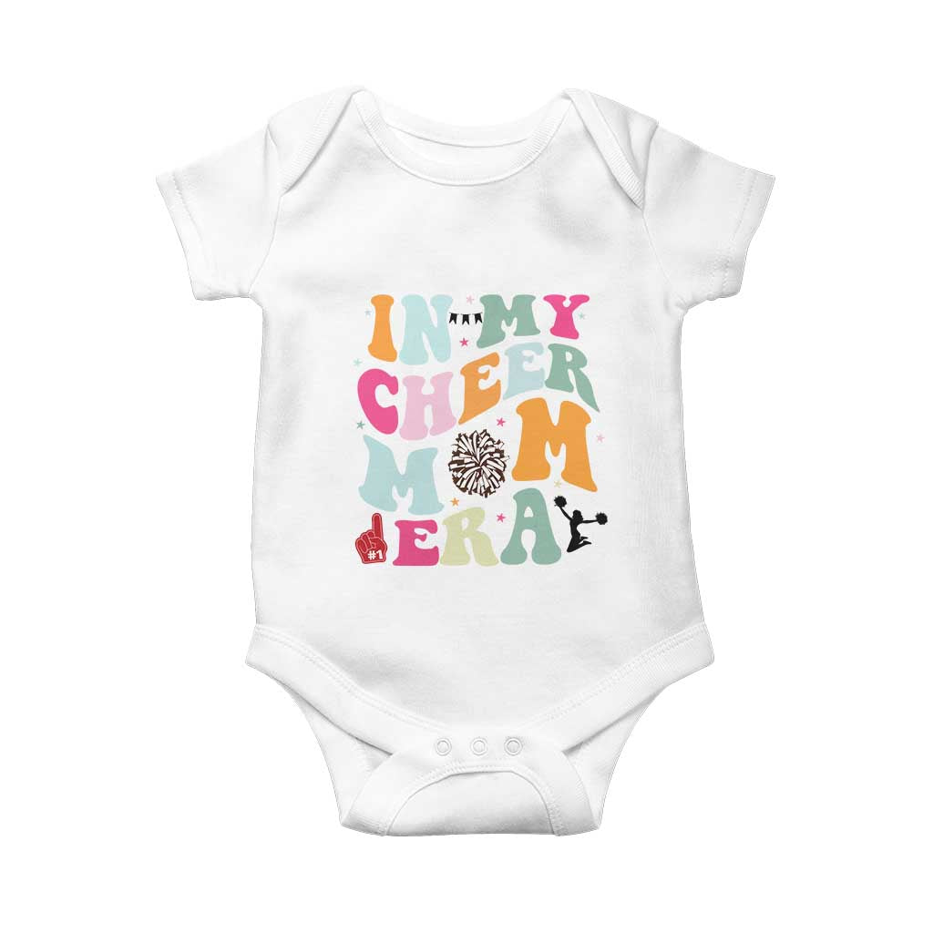 In My Cheer Mom Era Baby Onesie Cheerleading Gift - Wonder Print Shop