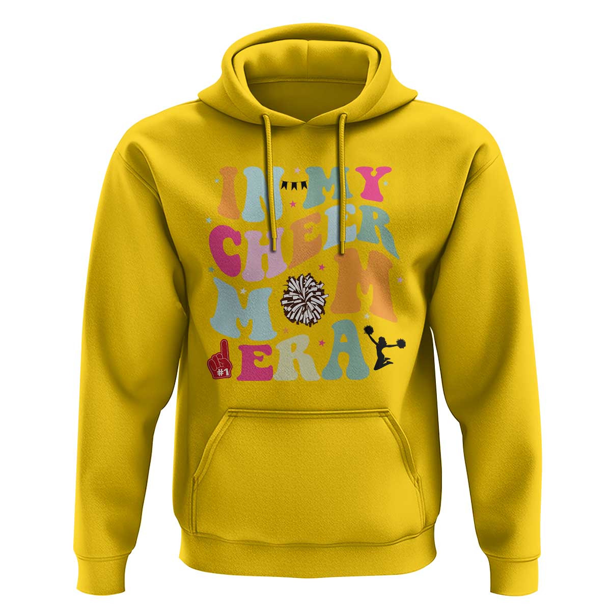 In My Cheer Mom Era Hoodie Cheerleading Gift - Wonder Print Shop