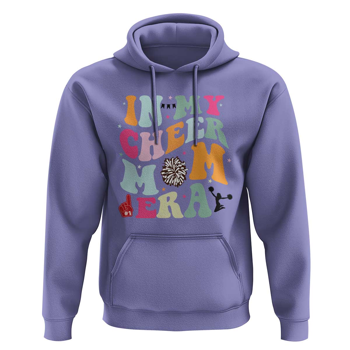 In My Cheer Mom Era Hoodie Cheerleading Gift - Wonder Print Shop
