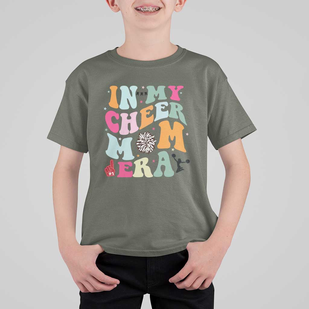 In My Cheer Mom Era T Shirt For Kid Cheerleading Gift - Wonder Print Shop