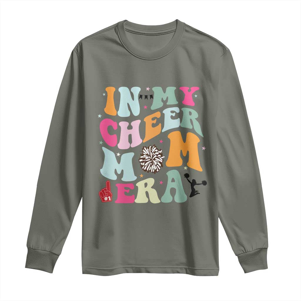 In My Cheer Mom Era Long Sleeve Shirt Cheerleading Gift - Wonder Print Shop
