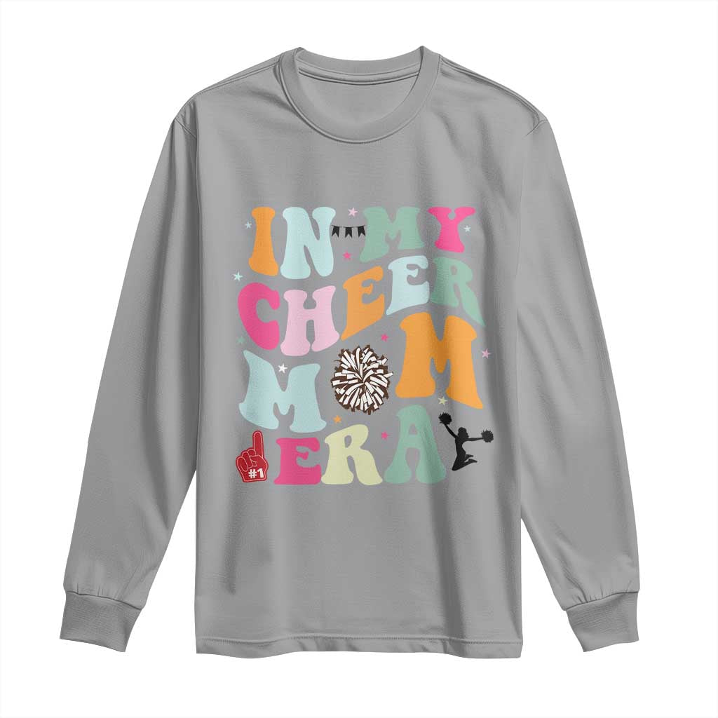 In My Cheer Mom Era Long Sleeve Shirt Cheerleading Gift - Wonder Print Shop