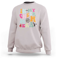 In My Cheer Mom Era Sweatshirt Cheerleading Gift - Wonder Print Shop