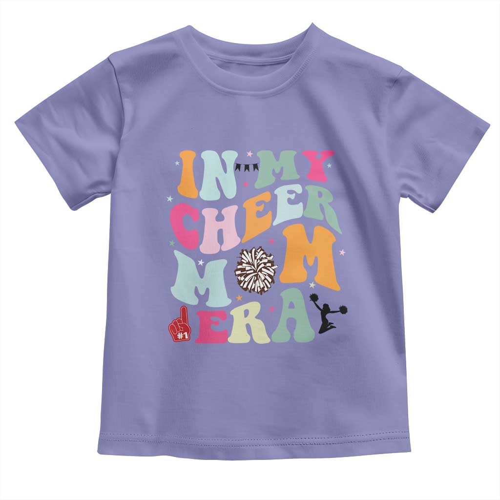 In My Cheer Mom Era Toddler T Shirt Cheerleading Gift - Wonder Print Shop