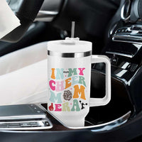 In My Cheer Mom Era Tumbler With Handle Cheerleading Gift - Wonder Print Shop