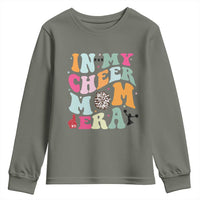 In My Cheer Mom Era Youth Sweatshirt Cheerleading Gift - Wonder Print Shop
