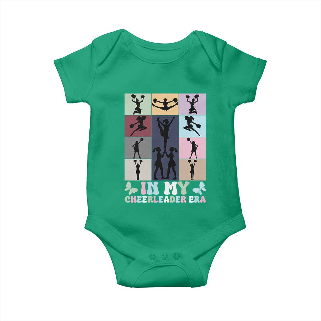 In My Cheer Mom Era Baby Onesie Cheerleader Squad Fan Gift - Wonder Print Shop