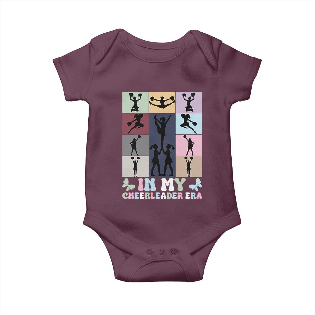 In My Cheer Mom Era Baby Onesie Cheerleader Squad Fan Gift - Wonder Print Shop