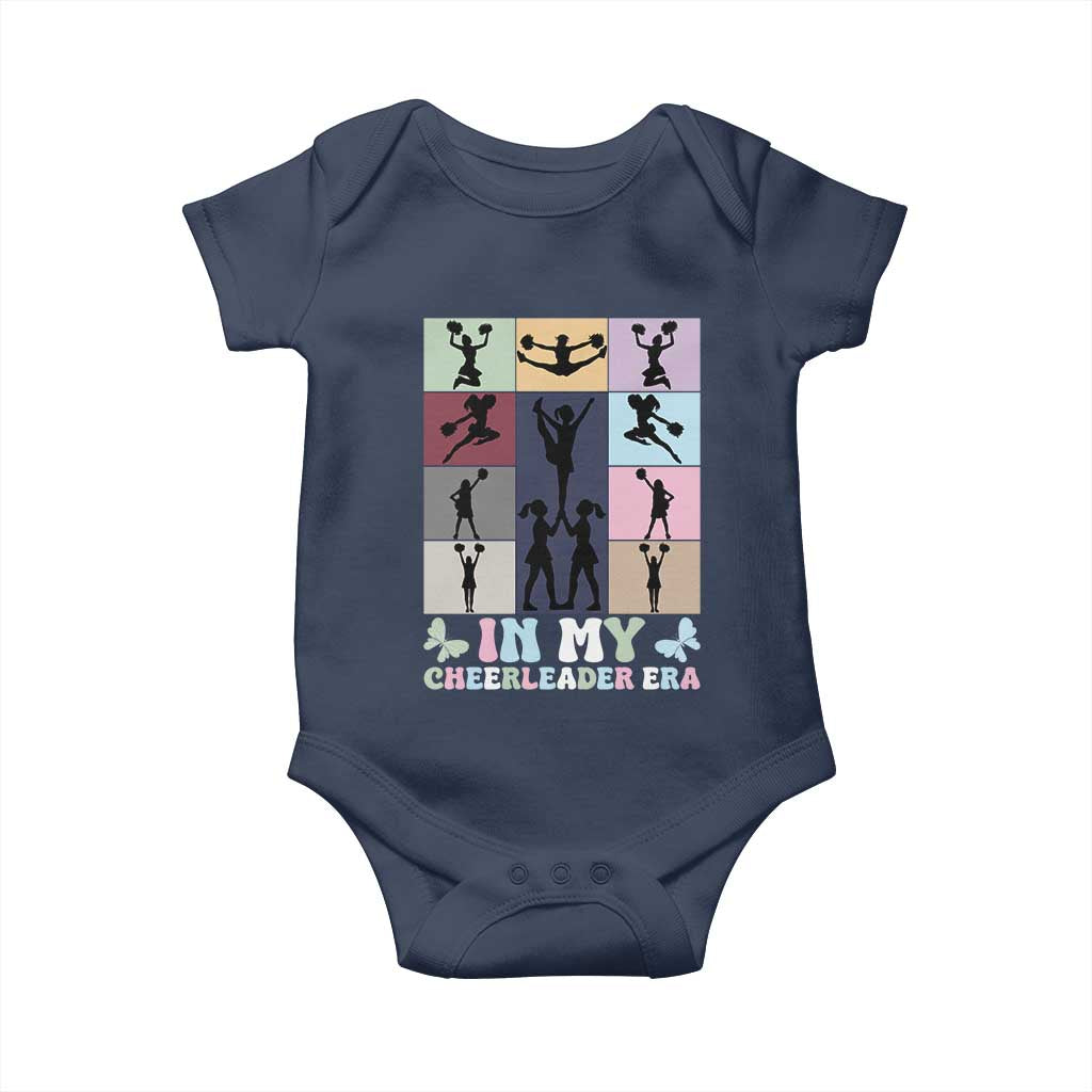 In My Cheer Mom Era Baby Onesie Cheerleader Squad Fan Gift - Wonder Print Shop