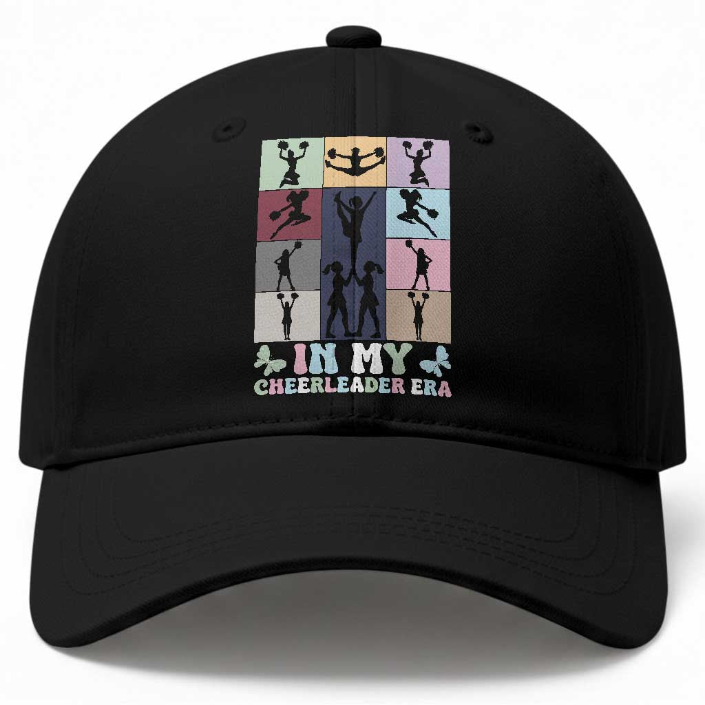 In My Cheer Mom Era Baseball Cap Cheerleader Squad Fan Gift