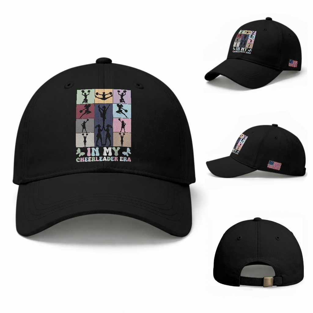 In My Cheer Mom Era Baseball Cap Cheerleader Squad Fan Gift
