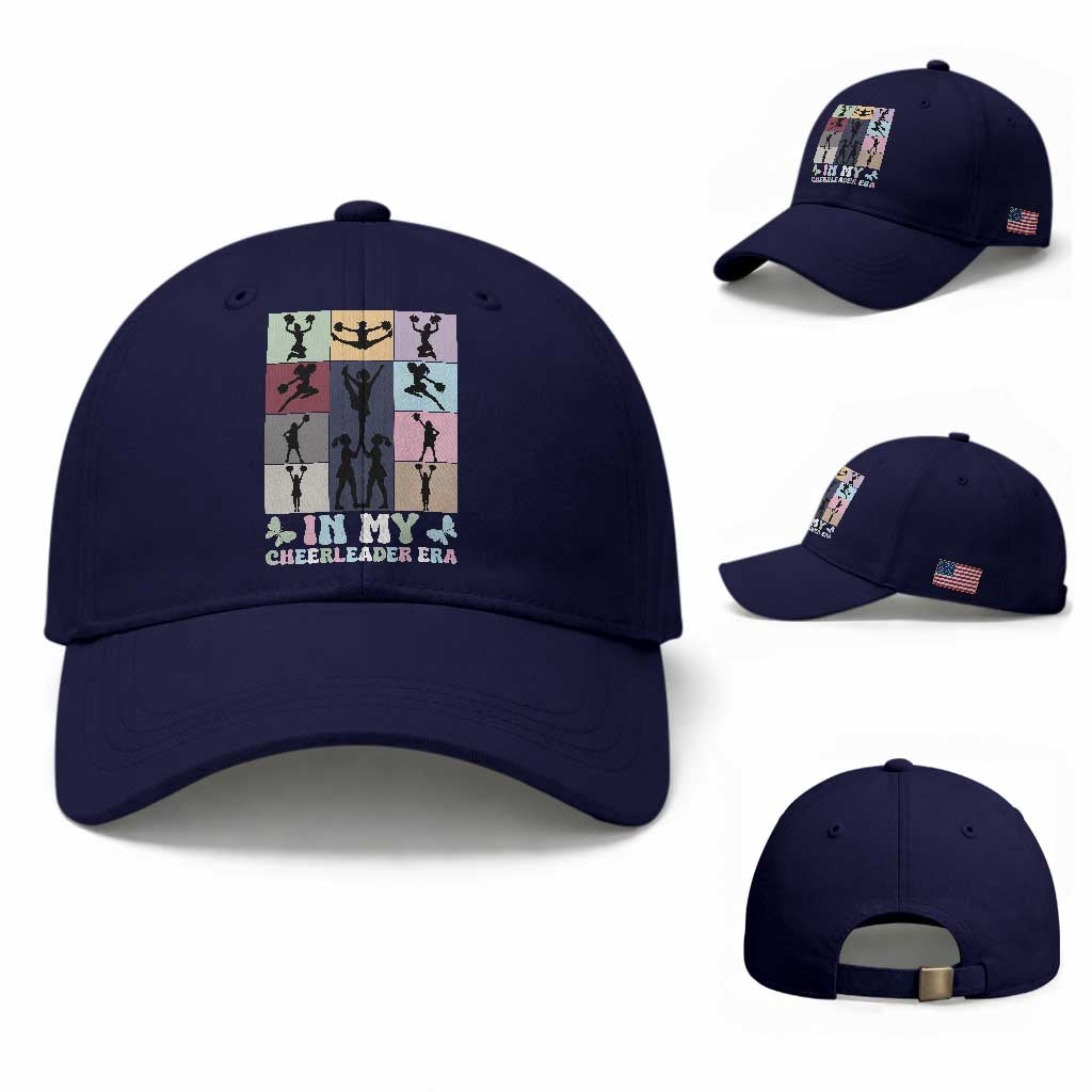 In My Cheer Mom Era Baseball Cap Cheerleader Squad Fan Gift