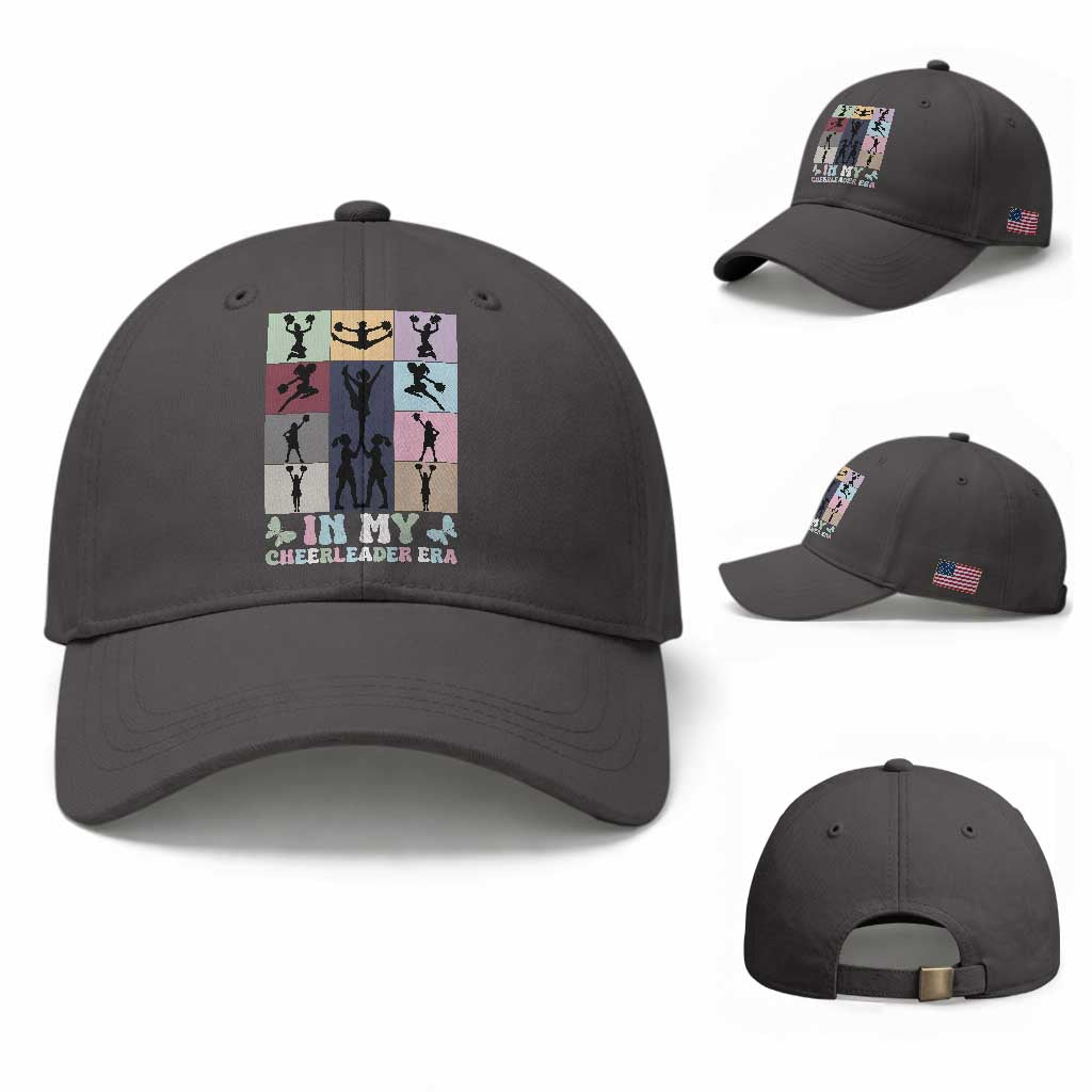 In My Cheer Mom Era Baseball Cap Cheerleader Squad Fan Gift