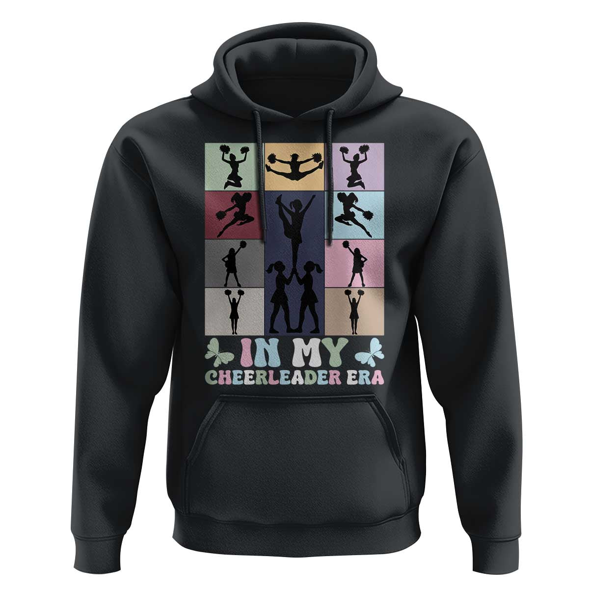 In My Cheer Mom Era Hoodie Cheerleader Squad Fan Gift - Wonder Print Shop