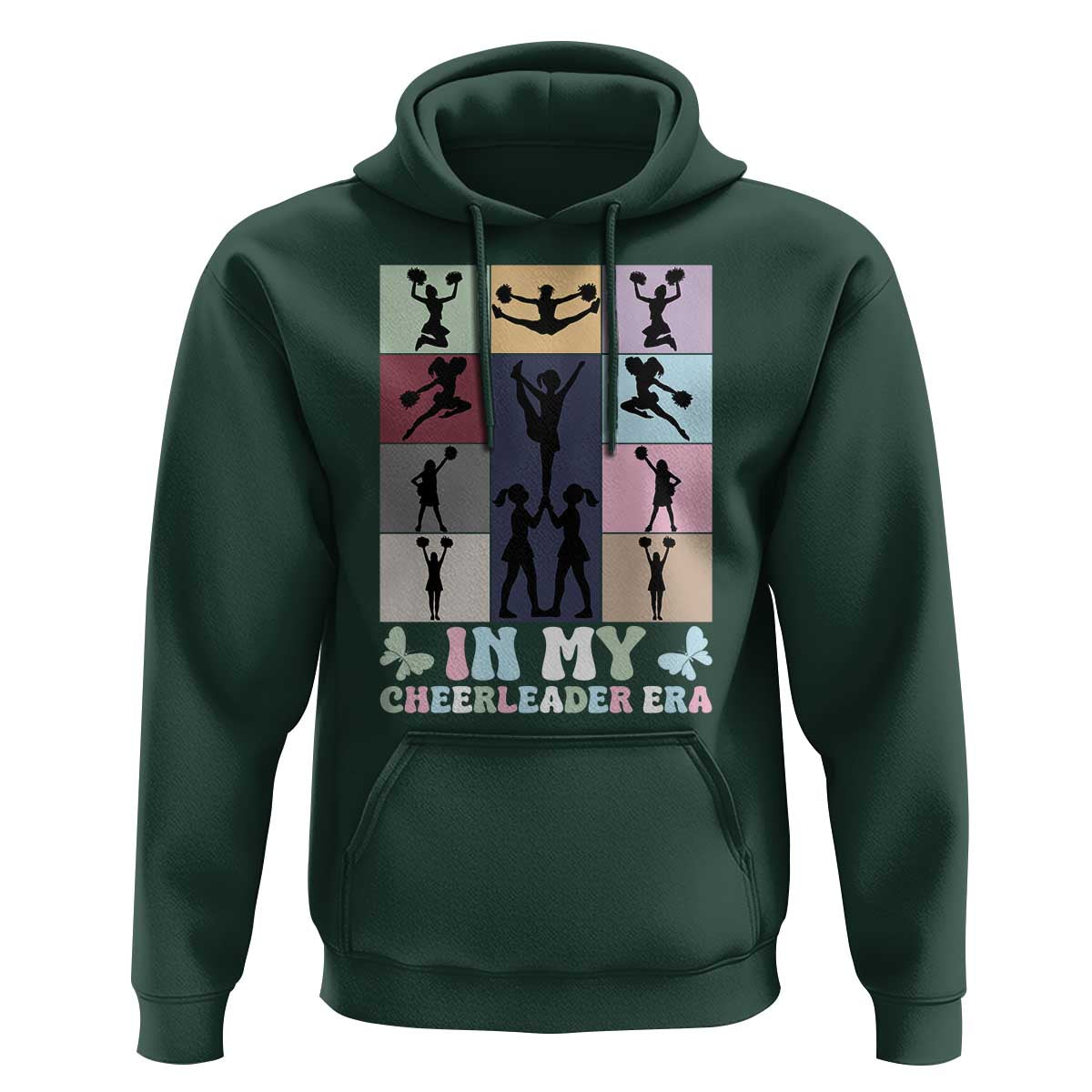 In My Cheer Mom Era Hoodie Cheerleader Squad Fan Gift - Wonder Print Shop