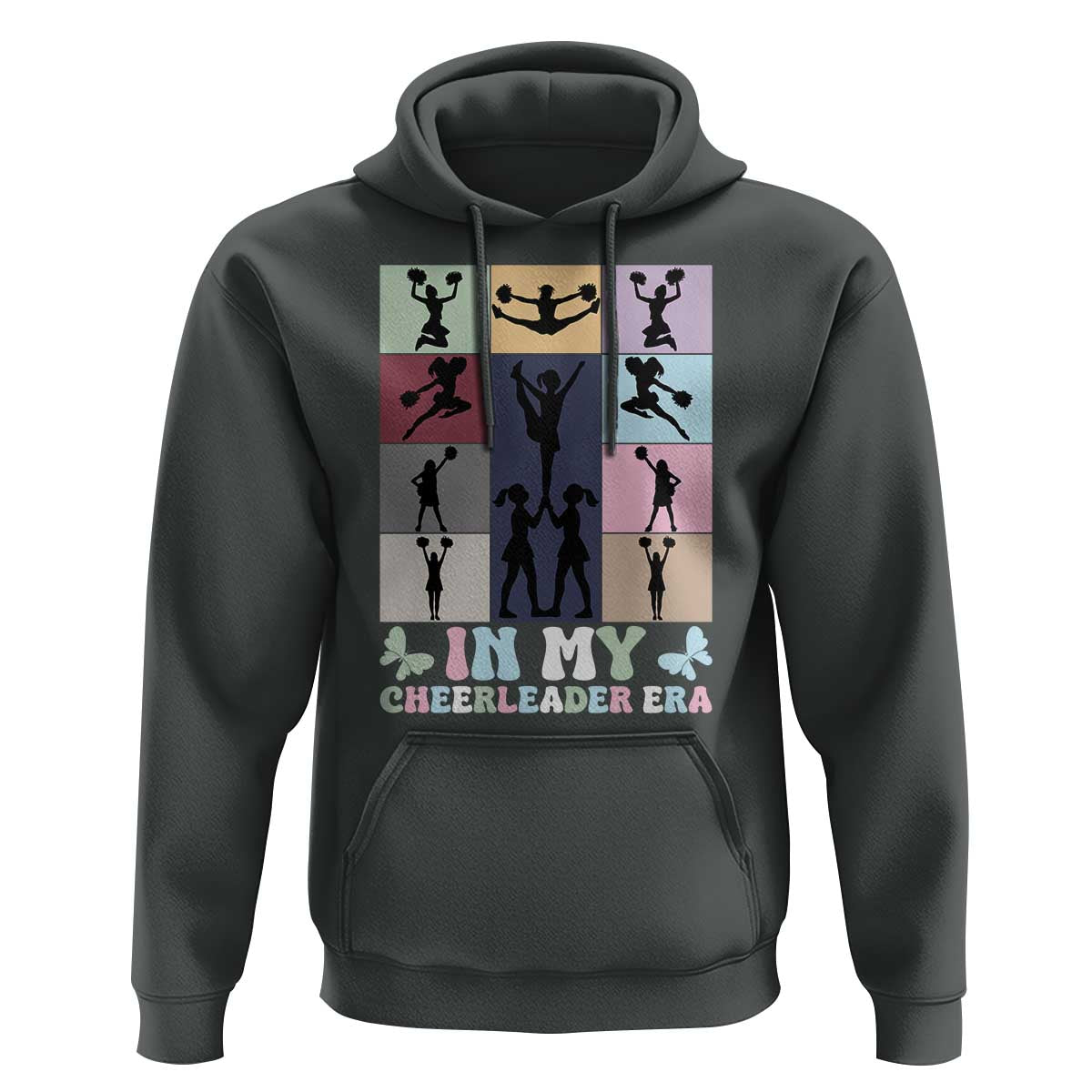 In My Cheer Mom Era Hoodie Cheerleader Squad Fan Gift - Wonder Print Shop