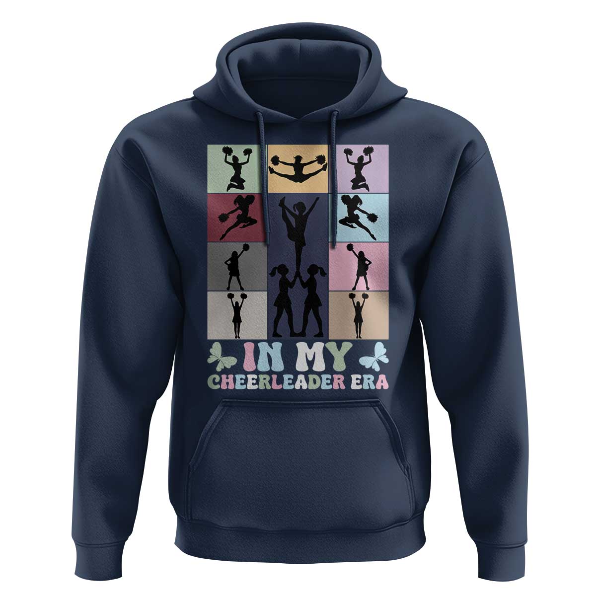 In My Cheer Mom Era Hoodie Cheerleader Squad Fan Gift - Wonder Print Shop