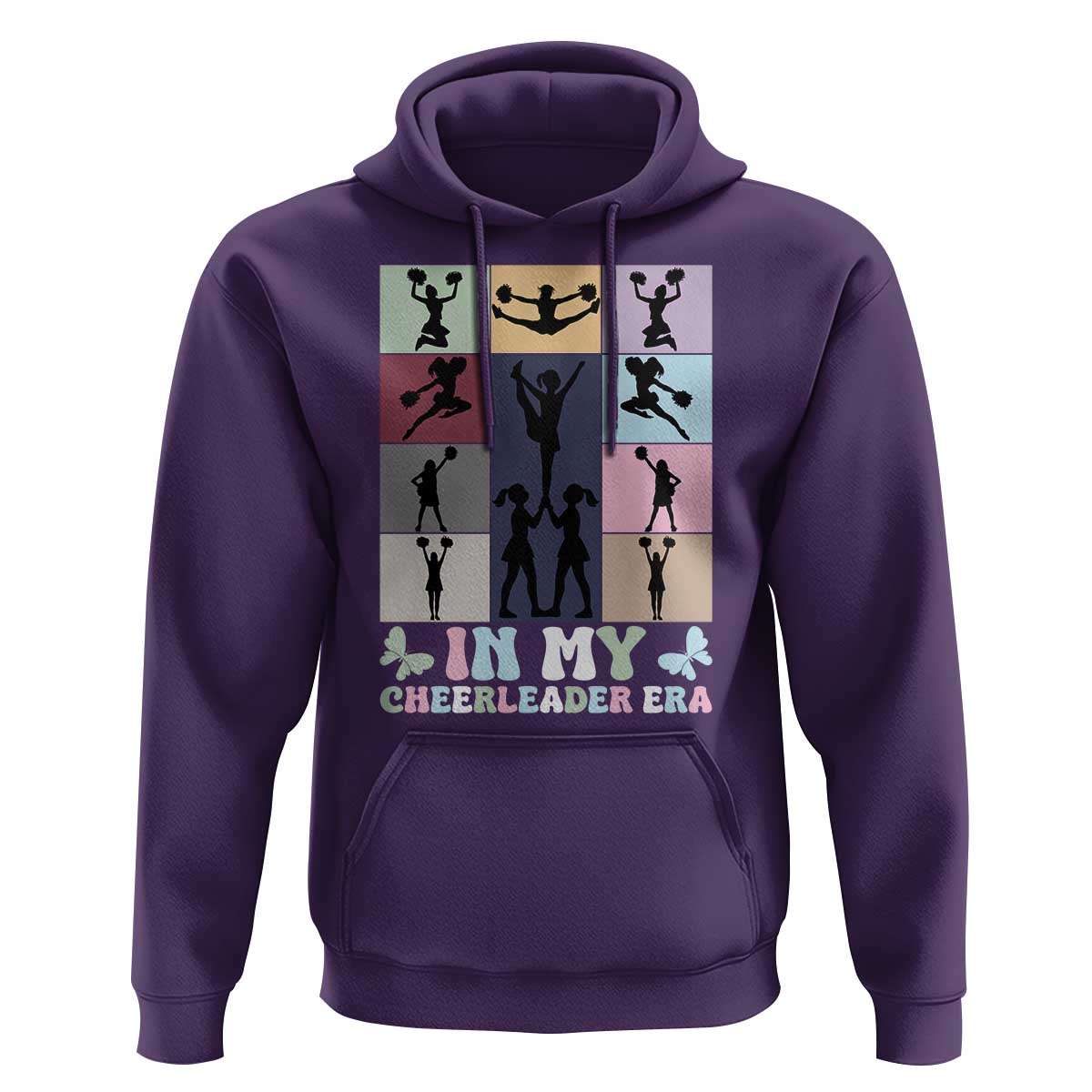 In My Cheer Mom Era Hoodie Cheerleader Squad Fan Gift - Wonder Print Shop
