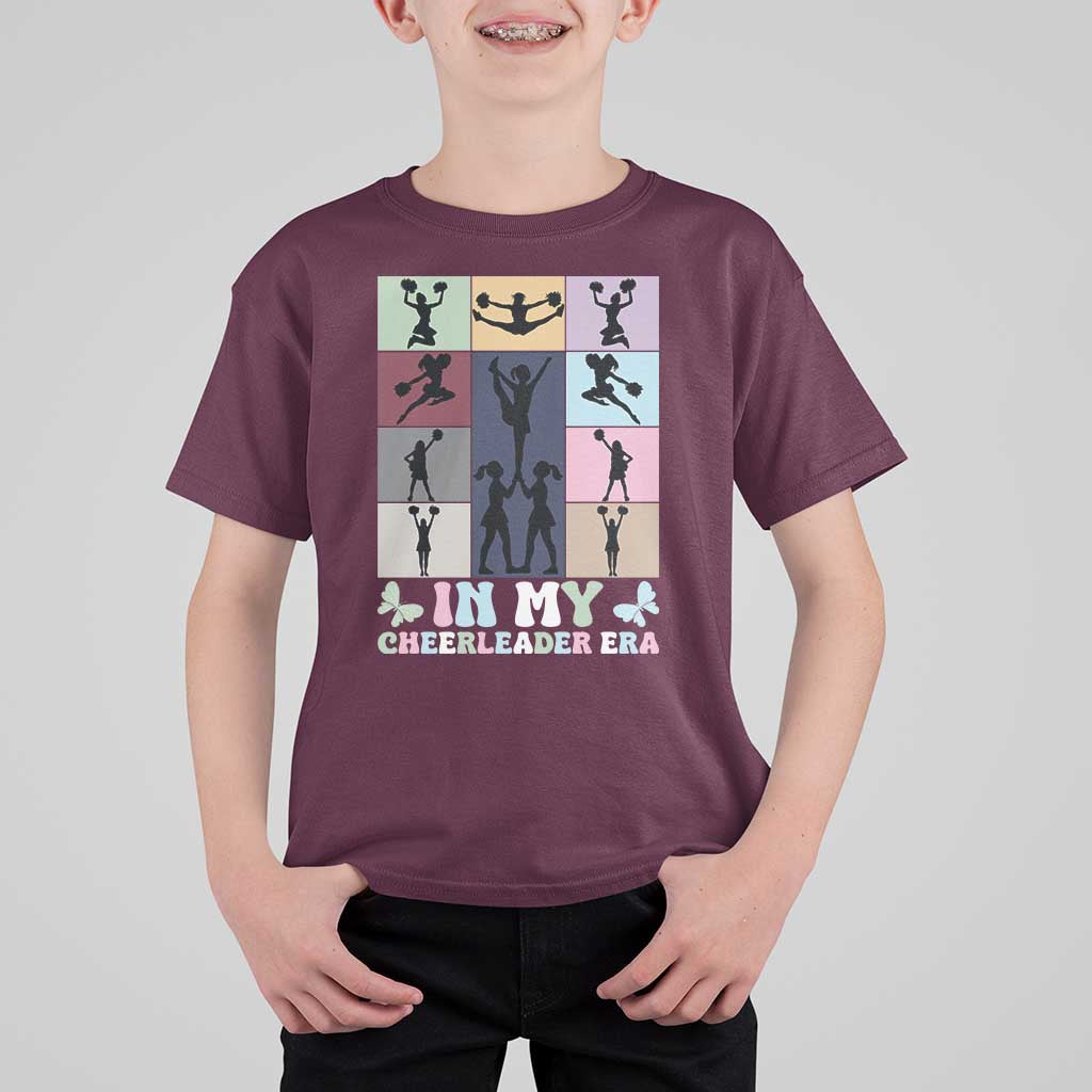 In My Cheer Mom Era T Shirt For Kid Cheerleader Squad Fan Gift - Wonder Print Shop