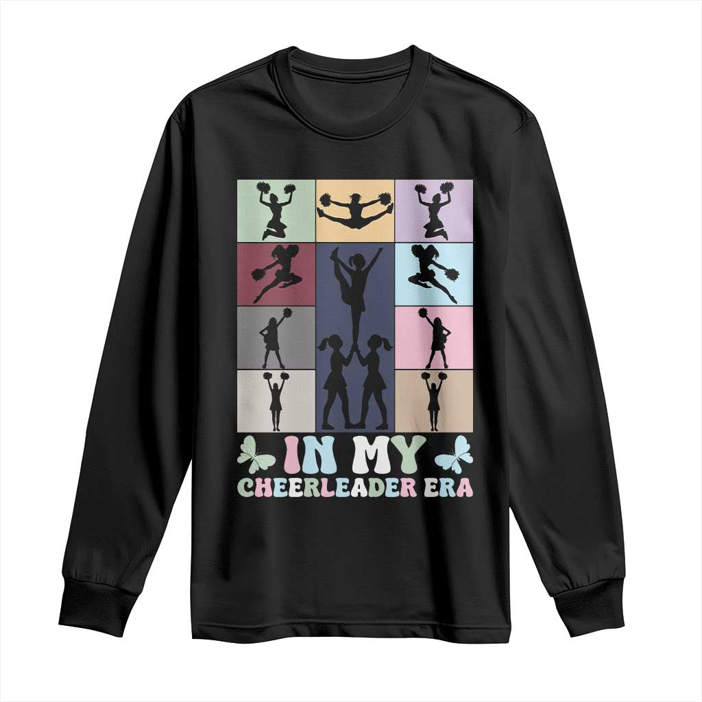 In My Cheer Mom Era Long Sleeve Shirt Cheerleader Squad Fan Gift - Wonder Print Shop