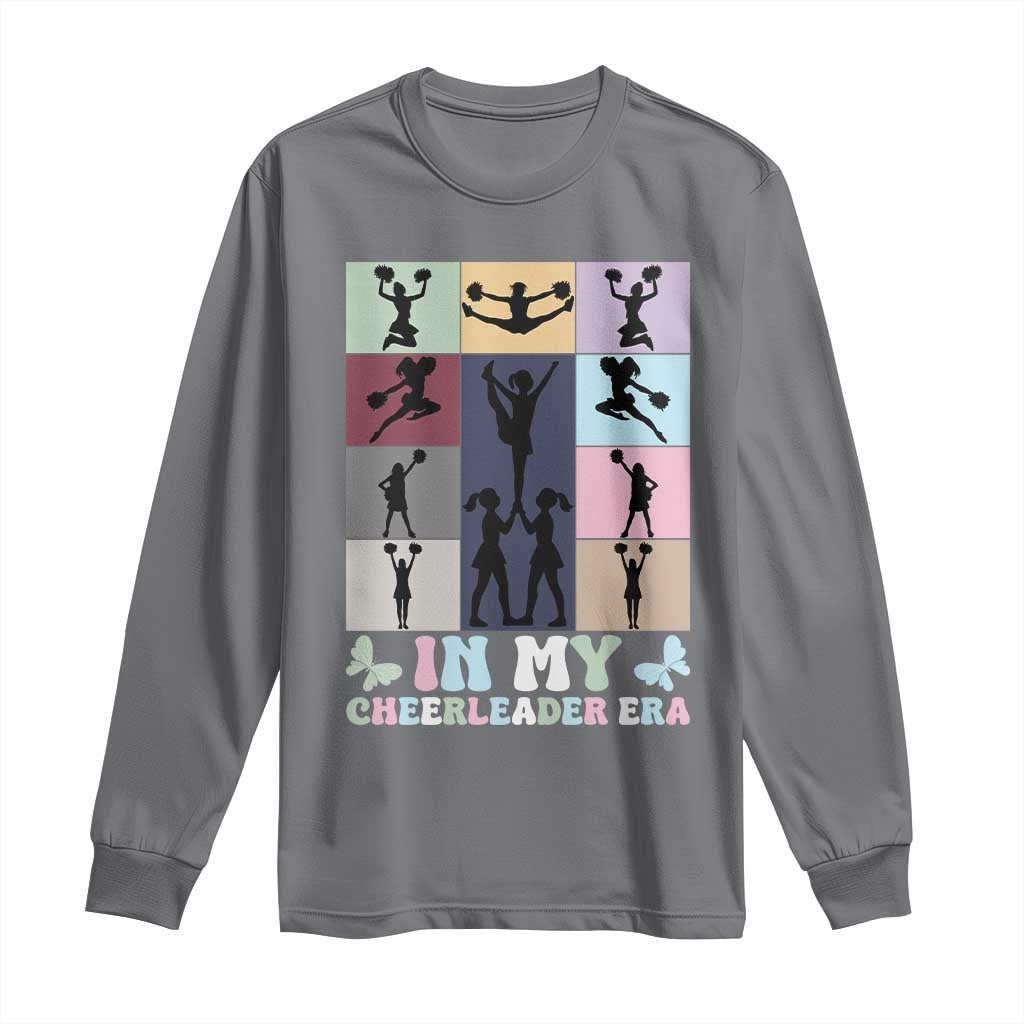 In My Cheer Mom Era Long Sleeve Shirt Cheerleader Squad Fan Gift - Wonder Print Shop