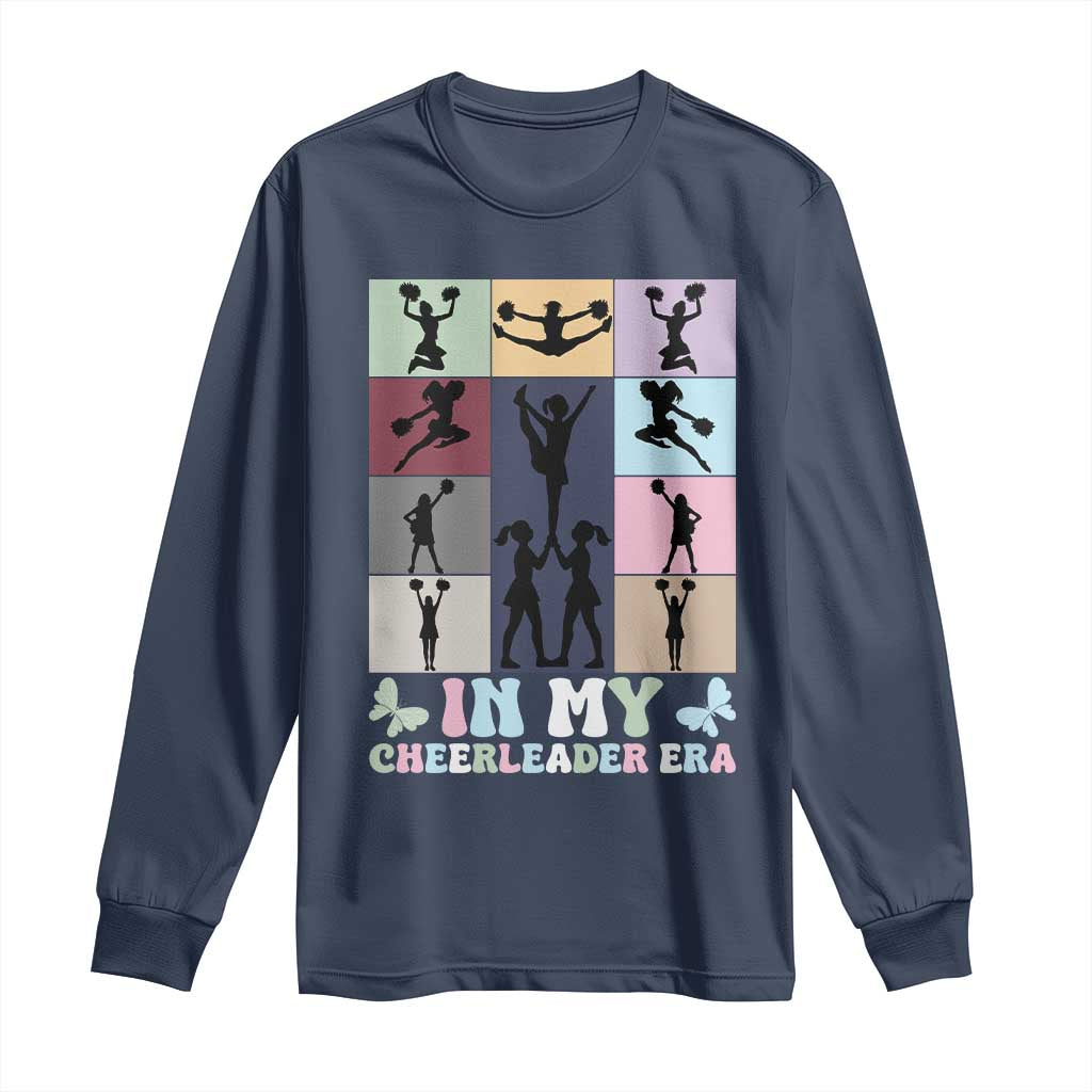 In My Cheer Mom Era Long Sleeve Shirt Cheerleader Squad Fan Gift - Wonder Print Shop