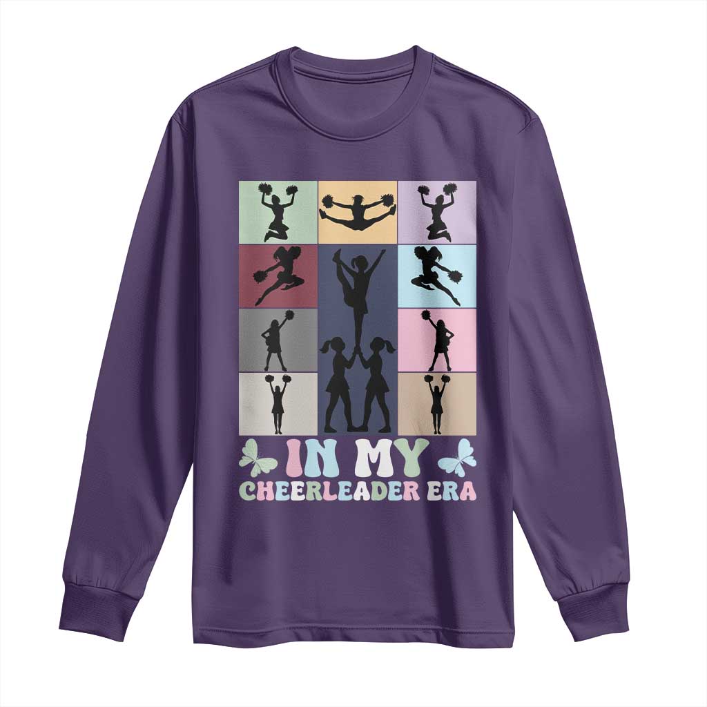 In My Cheer Mom Era Long Sleeve Shirt Cheerleader Squad Fan Gift - Wonder Print Shop