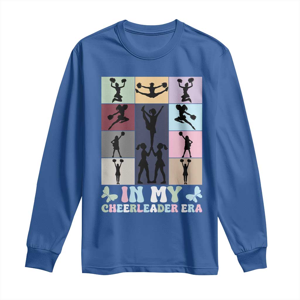In My Cheer Mom Era Long Sleeve Shirt Cheerleader Squad Fan Gift - Wonder Print Shop