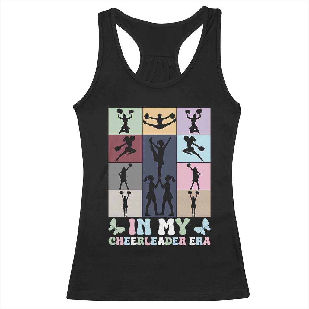 In My Cheer Mom Era Racerback Tank Top Cheerleader Squad Fan Gift - Wonder Print Shop