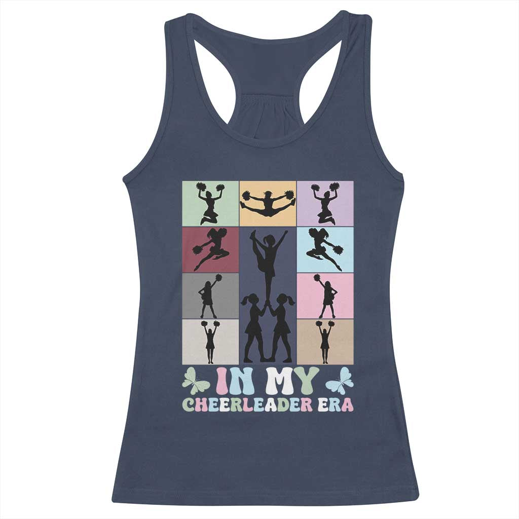 In My Cheer Mom Era Racerback Tank Top Cheerleader Squad Fan Gift - Wonder Print Shop