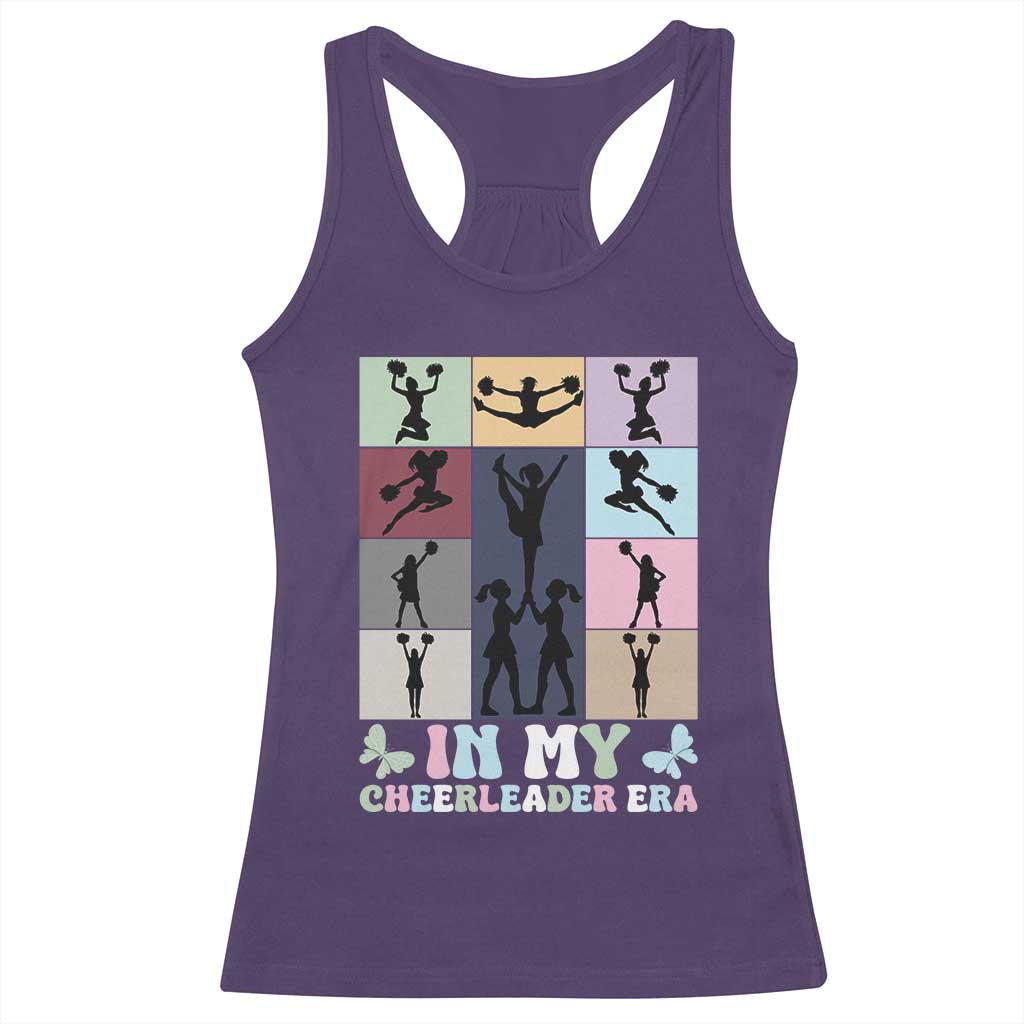 In My Cheer Mom Era Racerback Tank Top Cheerleader Squad Fan Gift - Wonder Print Shop