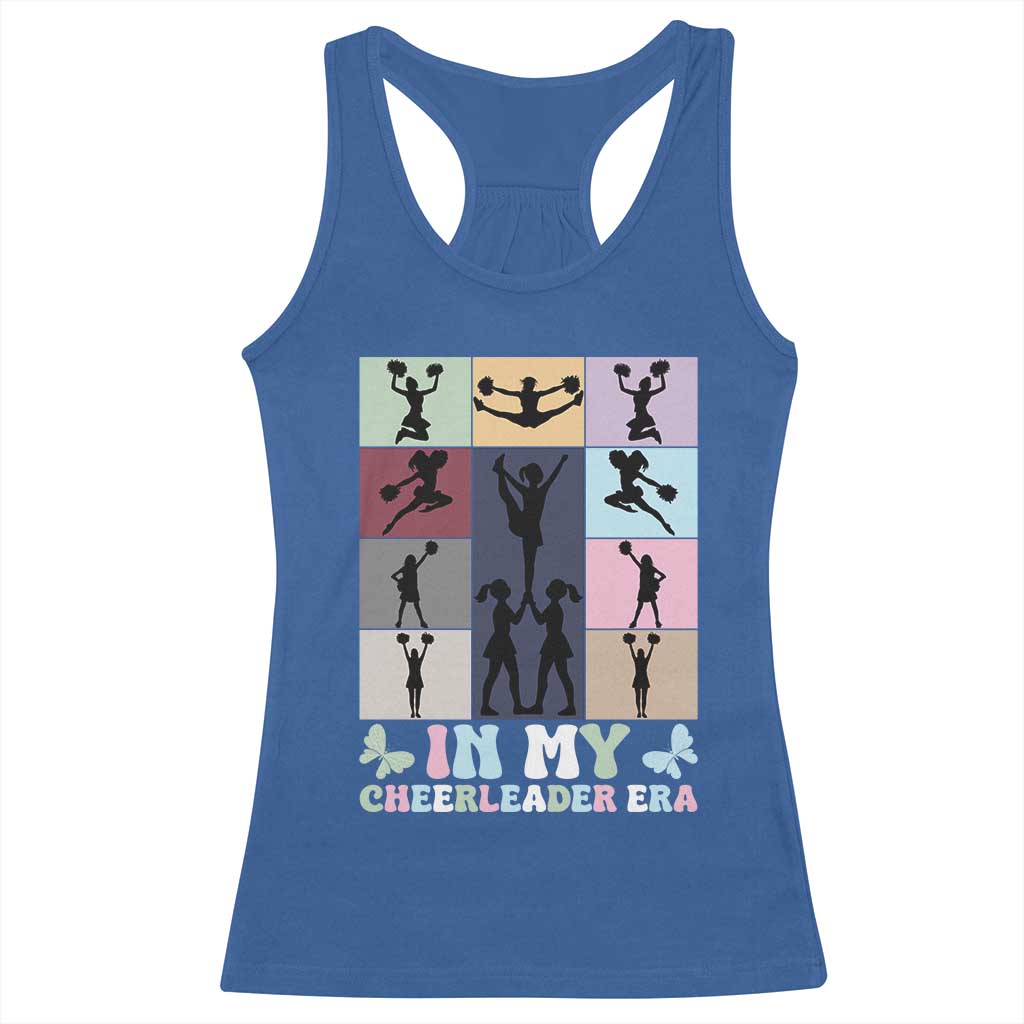 In My Cheer Mom Era Racerback Tank Top Cheerleader Squad Fan Gift - Wonder Print Shop