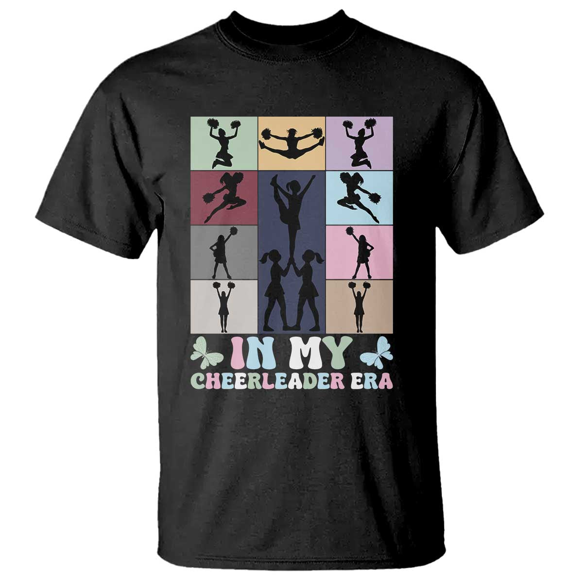 In My Cheer Mom Era T Shirt Cheerleader Squad Fan Gift - Wonder Print Shop
