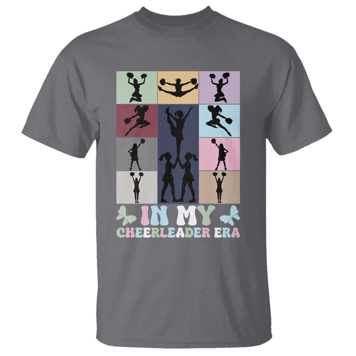 In My Cheer Mom Era T Shirt Cheerleader Squad Fan Gift - Wonder Print Shop