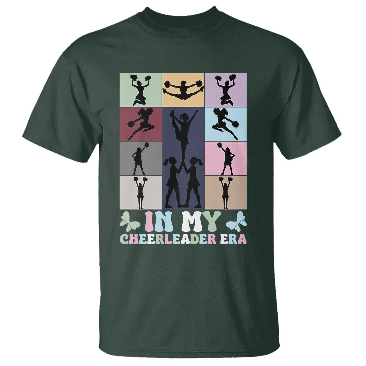 In My Cheer Mom Era T Shirt Cheerleader Squad Fan Gift - Wonder Print Shop