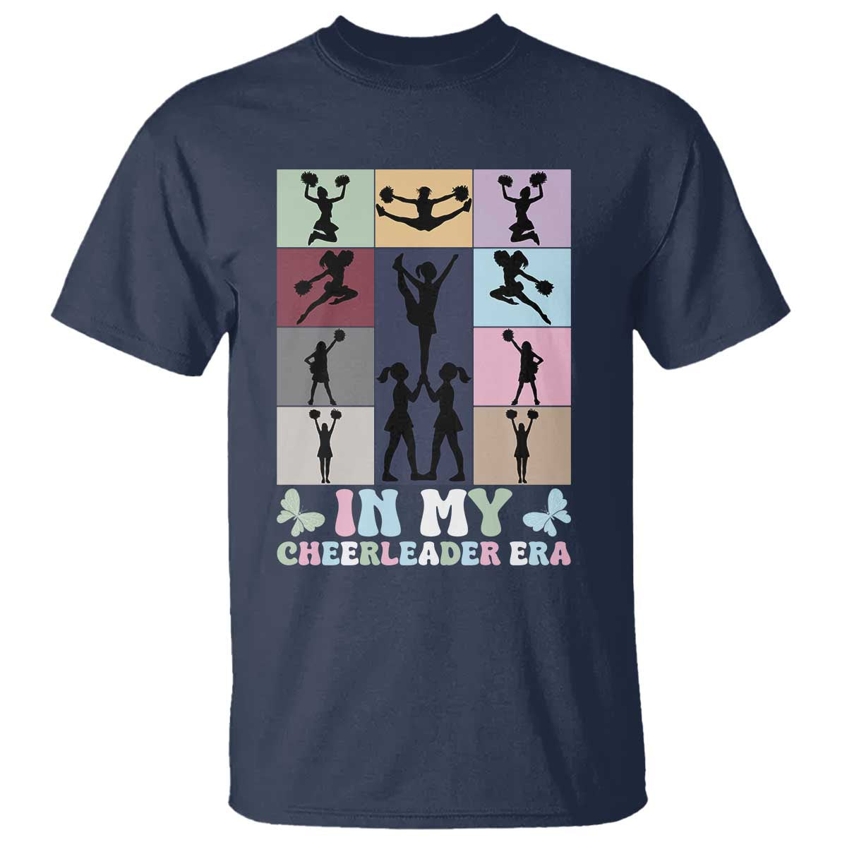 In My Cheer Mom Era T Shirt Cheerleader Squad Fan Gift - Wonder Print Shop
