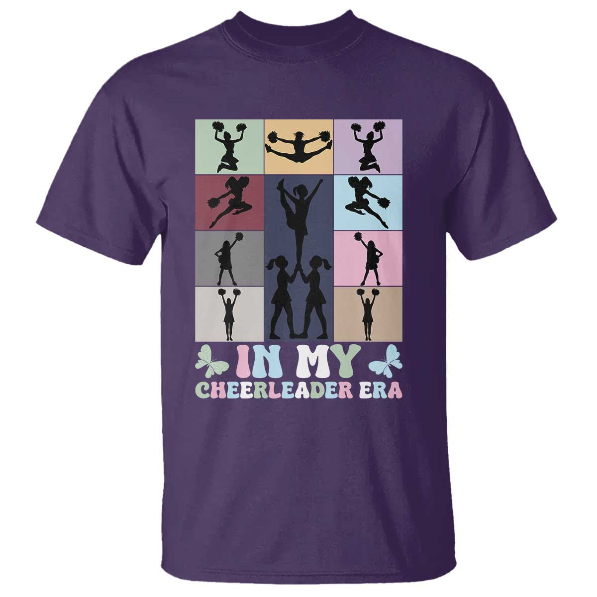 In My Cheer Mom Era T Shirt Cheerleader Squad Fan Gift - Wonder Print Shop