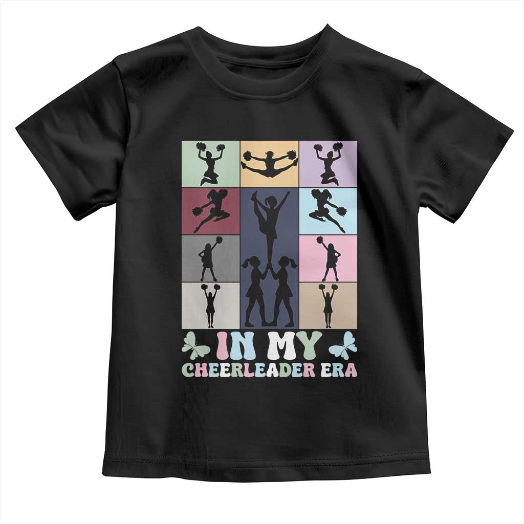 In My Cheer Mom Era Toddler T Shirt Cheerleader Squad Fan Gift - Wonder Print Shop