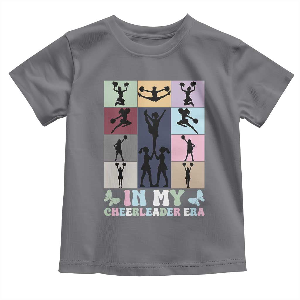 In My Cheer Mom Era Toddler T Shirt Cheerleader Squad Fan Gift - Wonder Print Shop