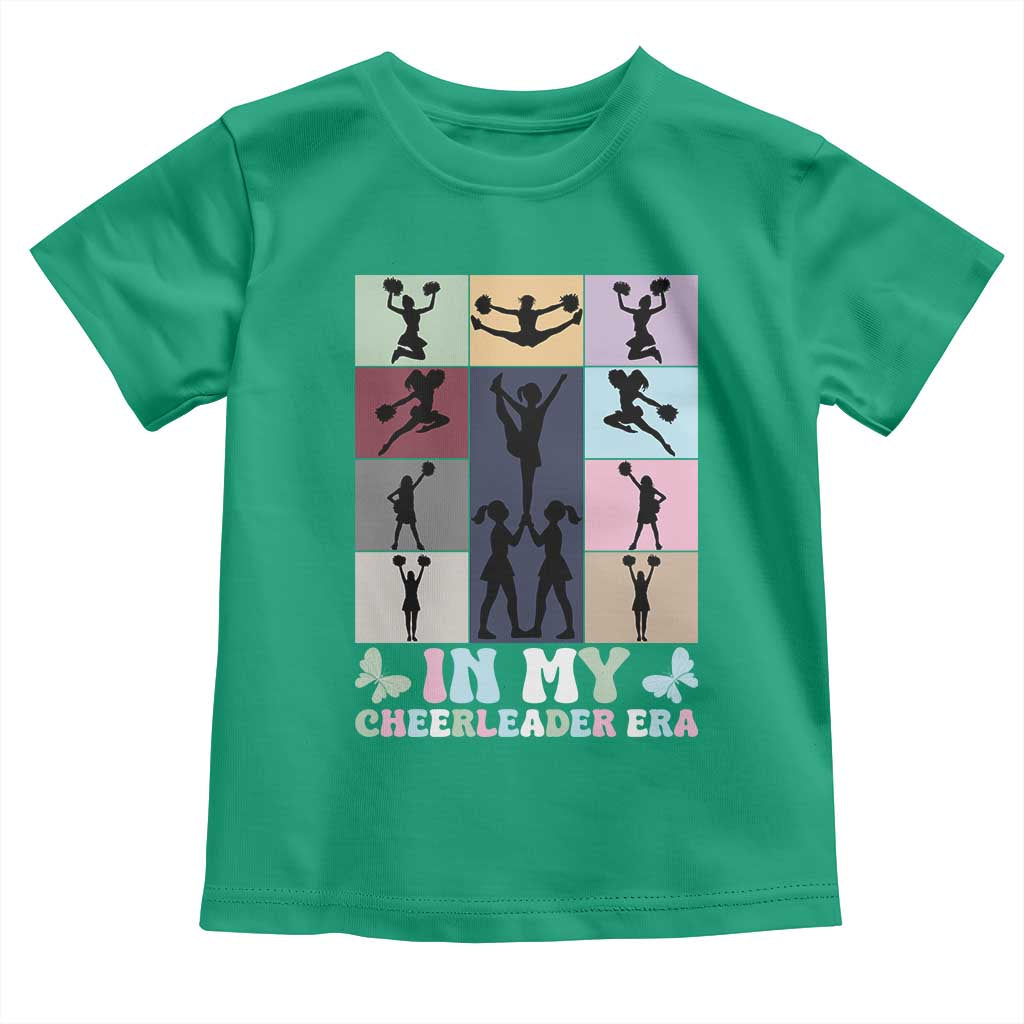 In My Cheer Mom Era Toddler T Shirt Cheerleader Squad Fan Gift - Wonder Print Shop